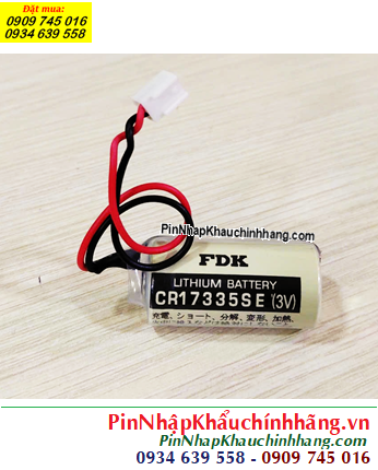 FDK CR17335SE, Pin nuôi nguồn FDK CR17335SE lithium 3v Made in Japan